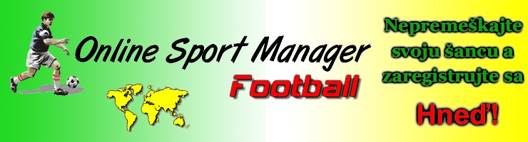 Futbalový manažér online - hra zdarma - šport